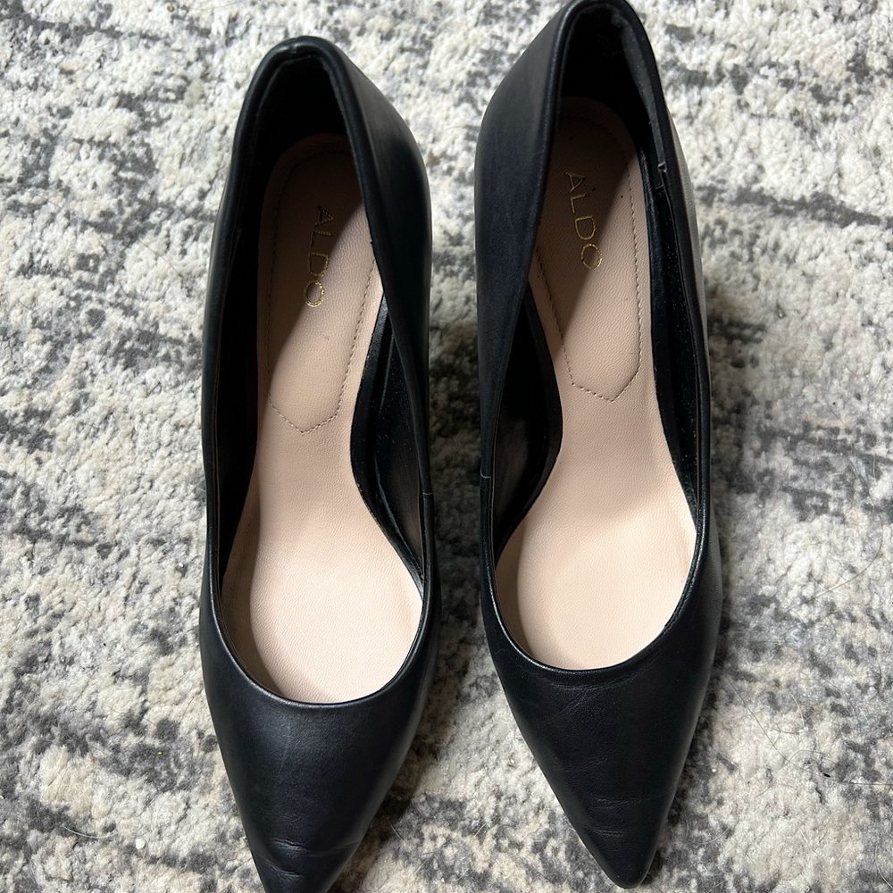 Aldo Heels size 6.5 Black